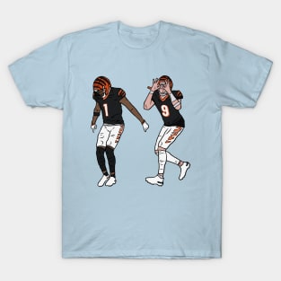 Ja'Marr Chase and Joe Burrow Griddy T-Shirt